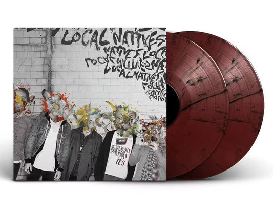 Local Natives GORILLA MANOR New Limited Maroon Colored Vinyl Record 2 LP