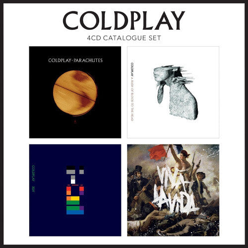 Coldplay 4CD CATALOGUE SET Parachutes/Rush Of Blood/X&Y/Viva La Vida NEW 4 CD