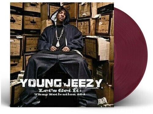 Young Jeezy Let's Get It: Thug Motivation 101 BURGUNDY 3LP