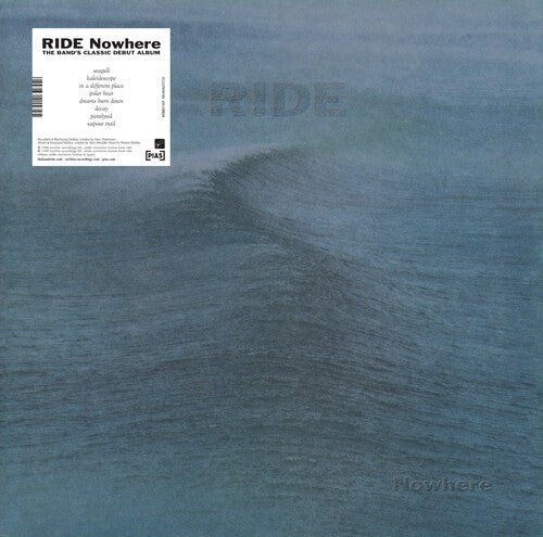 Ride NOWHERE Debut Album LIMITED EDITION New Curacao Blue Colored Vinyl LP