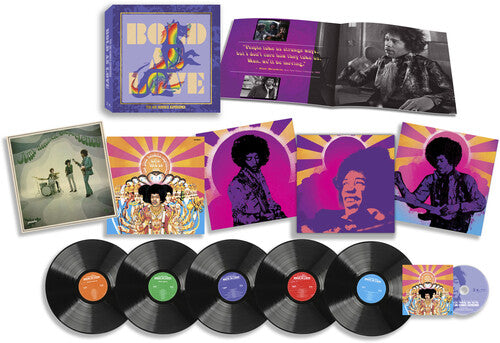 Jimi Hendrix Experience BOLD AS LOVE +36pg Booklet NEW VINYL 5 LP +BLU-RAY BOX