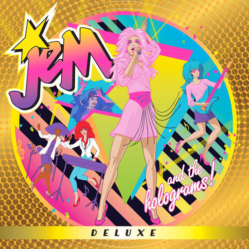 Jem And The Holograms SELF TITLED New Limited Lemonade Sparkle Colored Vinyl LP