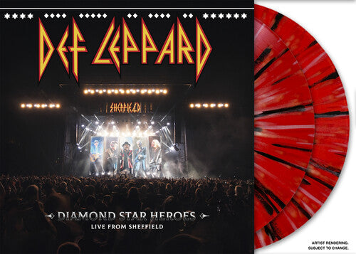 Def Leppard DIAMOND STAR HEROES: LIVE FROM SHEFFIELD New Colored Vinyl 2 LP