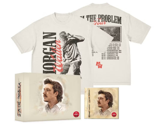 Morgan Wallen I'M THE PROBLEM (TARGET EDITION) New CD +Tour Tee Merch Box