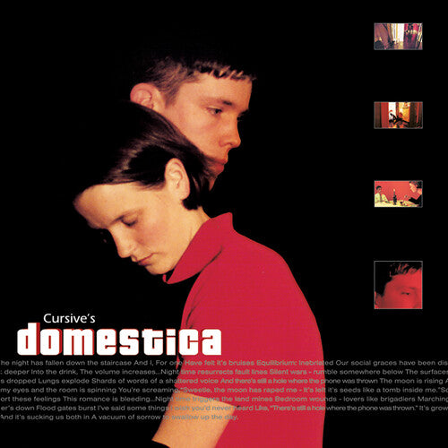 Cursive DOMESTICA New Sealed Limited Edition Red Smoke Colored Vinyl LP
