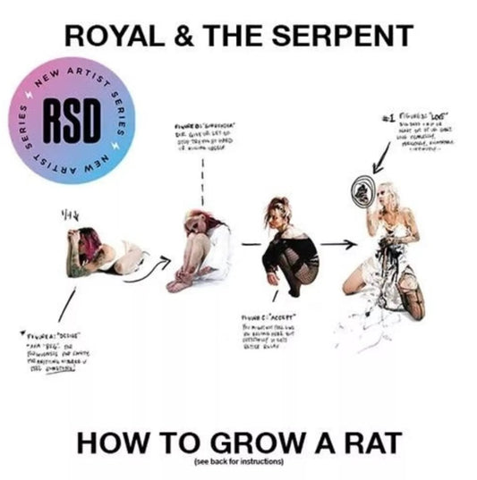 Royal & The Serpent HOW TO GROW A RAT New White Colored Vinyl Record LP