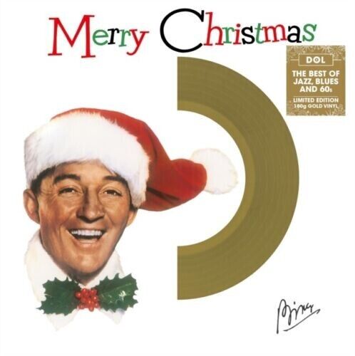 Bing Crosby MERRY CHRISTMAS (GOLD) Holiday Music Songs NEW COLORED VINYL LP