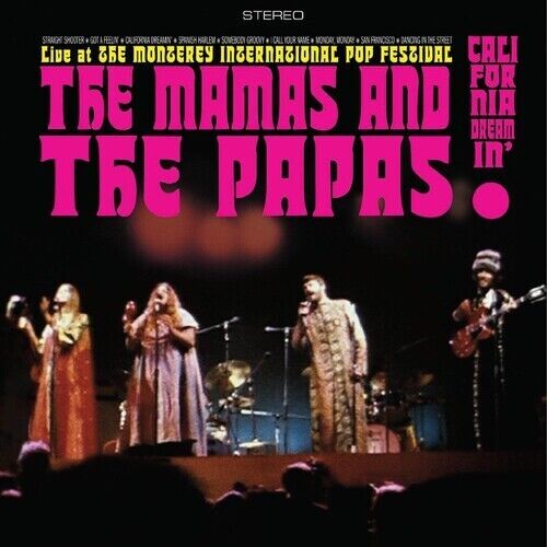 Mamas & The Papas Live At The Monterey Pop Festival GOLD VINYL LP