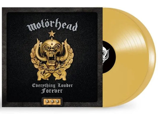 Motorhead EVERYTHING LOUDER FOREVER: VERY BEST OF New Gold Colored Vinyl 2 LP