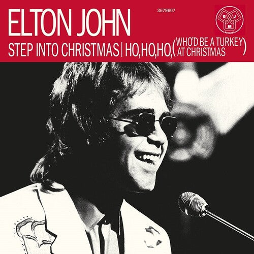 Elton John STEP INTO CHRISTMAS 180g HOLIDAY MUSIC SONGS New Red Vinyl 10" EP