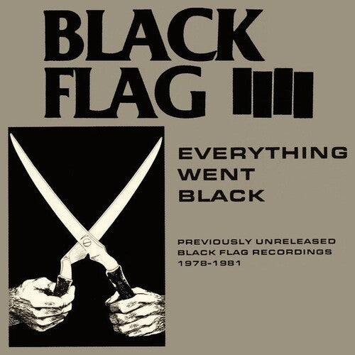 Black Flag EVERYTHING WENT BLACK New Sealed Black Vinyl Record LP