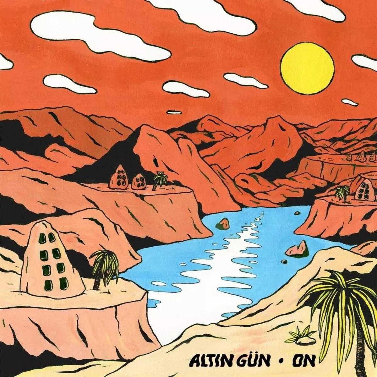 Altin Gun ON New Sealed Turquoise + White Swirl Colored Vinyl Record LP