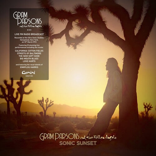 Gram Parsons SONIC SUNSET (LIVE FM RADIO BROADCAST) New Colored Vinyl LP