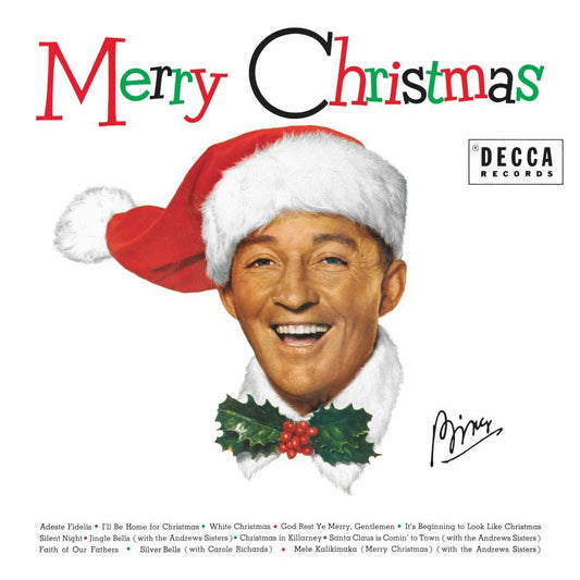 Bing Crosby MERRY CHRISTMAS Holiday Songs Music NEW BLACK VINYL LP