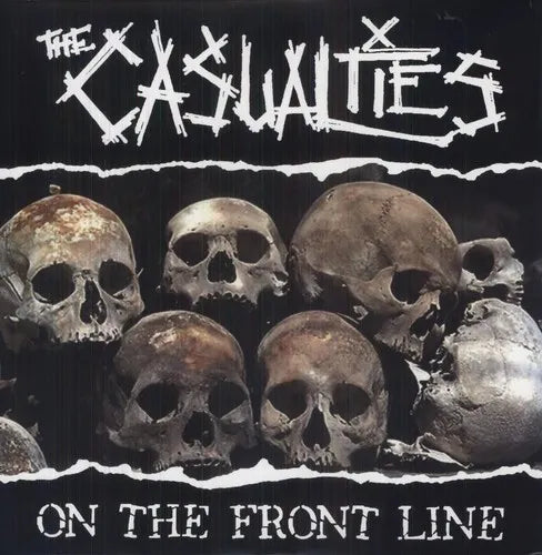 Casualties ON THE FRONT LINE New Limited Red/Black Colored Vinyl Record LP
