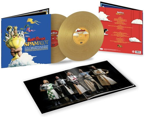 Monty Python's Spamalot ORIGINAL BROADWAY CAST New Gold Colored Vinyl 2 LP