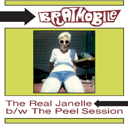 Bratmobile THE REAL JANELLE/PEEL SESSION RSD BF 2025 New Maroon Colored Vinyl LP