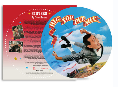 Big Top Pee-Wee MOVIE SOUNDTRACK Danny Elfman RSD BF 2025 Vinyl Picture Disc LP