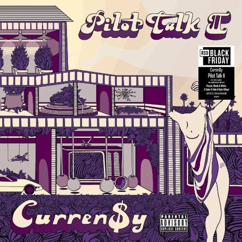 Curren$y PILOT TALK II RSD BF 2025 New Purple/Black /White Colored Vinyl LP