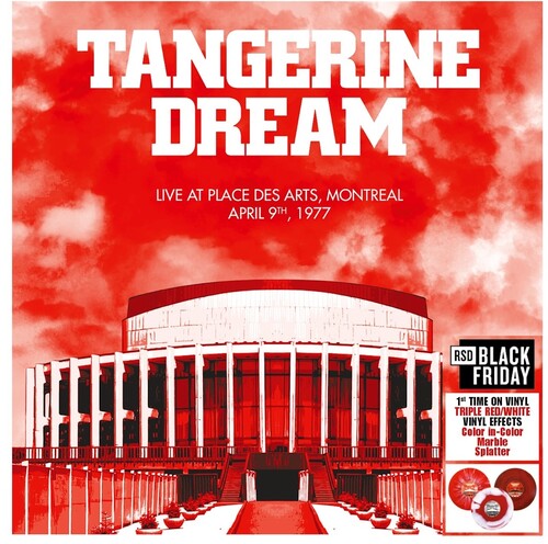 Tangerine Dream LIVE PLACE DES ARTS MONTREAL 1977 RSD BF 2025 Colored Vinyl 3 LP