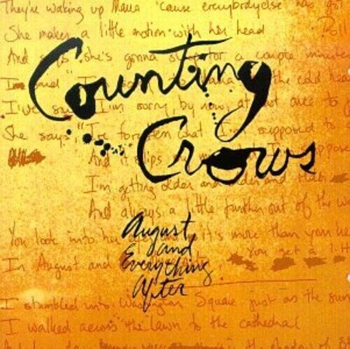 Counting Crows AUGUST AND EVERYTHING AFTER Gatefold NEW VINYL 2 LP