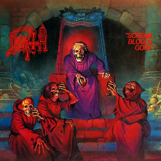 Death Scream Bloody Gore TRI-COLOR MERGE LP