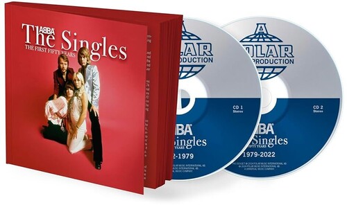 Abba THE SINGLES - THE FIRST FIFTY YEARS (HARDCOVER +BOOKLET) New Sealed 2 CD