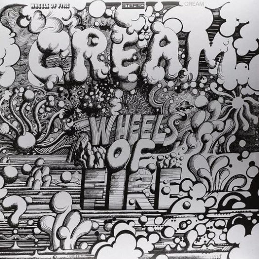 Cream WHEELS OF FIRE 180g New Sealed Black Vinyl Record 2 LP