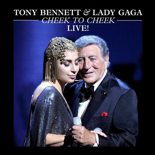 Tony Bennett & Lady Gaga CHEEK TO CHEEK: LIVE! 180g New Sealed Black Vinyl 2 LP