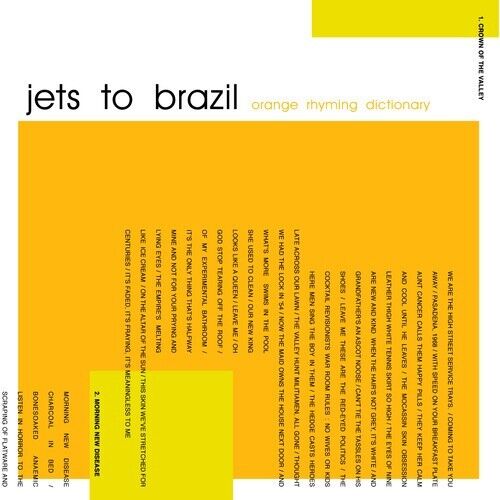Jets To Brazil ORANGE RHYMING DICTIONARY 180g New Sealed Black Vinyl 2 LP