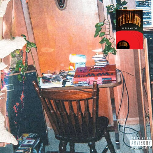 J. Cole THE FALL-OFF Limited Edition NEW SEALED RED COLORED VINYL RECORD 4 LP