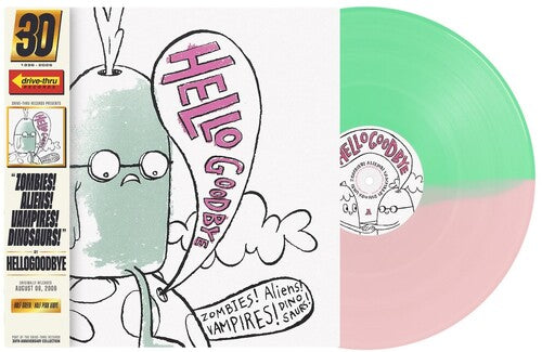 Hellogoodbye ZOMBIES! ALIENS! VAMPIRES! DINOSAURS! New Split Colored Vinyl LP