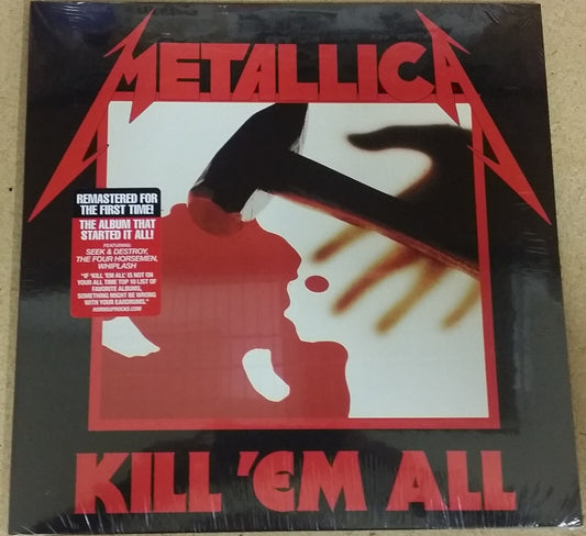 Metallica KILL 'EM ALL Debut Album 180g +MP3s REMASTERED New Sealed Vinyl LP