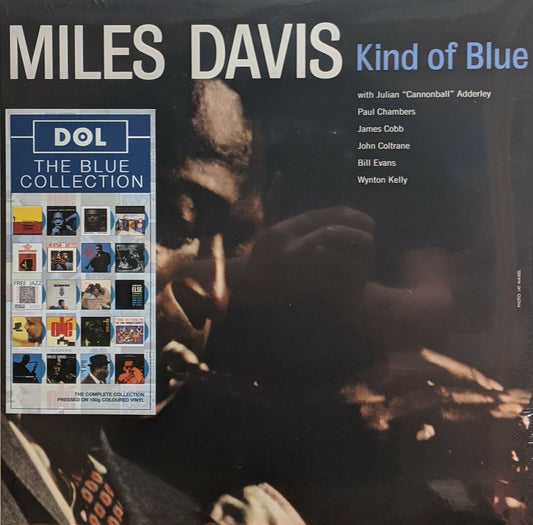 Miles Davis KIND OF BLUE 180g LIMITED New Sealed 180g Blue Colored Vinyl LP