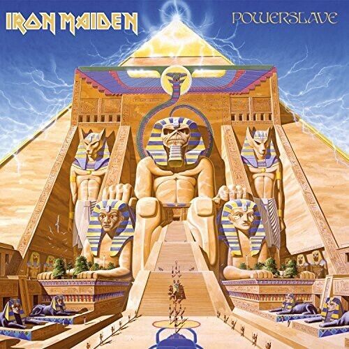 Iron Maiden POWERSLAVE 180g REMASTERED New Sealed Black Vinyl Record LP
