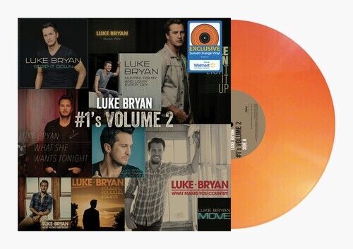 Luke Bryan #1’S VOLUME 1 (602435908328) Best Of 12 Songs SUNSET COLORED VINYL LP