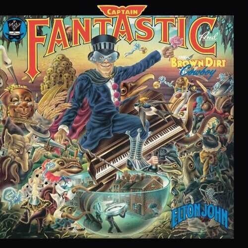 Elton John CAPTAIN FANTASTIC & THE BROWN DIRT COWBOY 180g New Black Vinyl LP