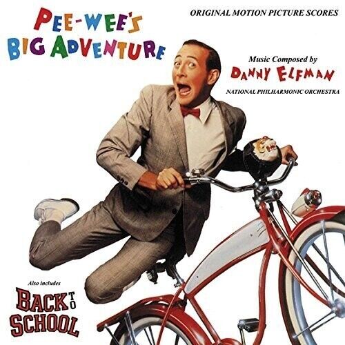 Pee-wee's Big Adventure/Back To School ORIGINAL MOVIE SCORES New Black Vinyl LP