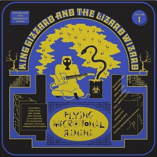 King Gizzard & The Lizard Wizard Flying Microtonal Banana LUCKY RAINBOW LP