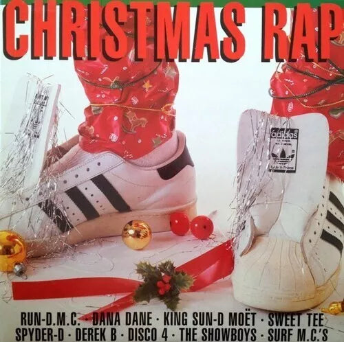 Christmas Rap VARIOUS ARTISTS Holiday Music Songs NEW RED/WHITE COLORED VINYL LP