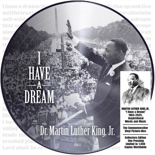 Martin Luther King Jr I HAVE A DREAM Limited Edition NEW VINYL PICTURE DISC LP