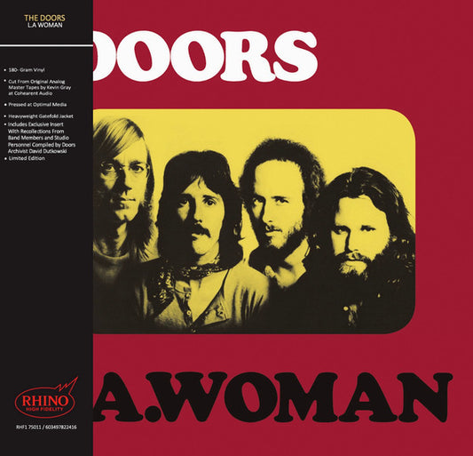 The Doors L.A. WOMAN (603497822416) 180g HIGH FIDELITY New Sealed Vinyl LP