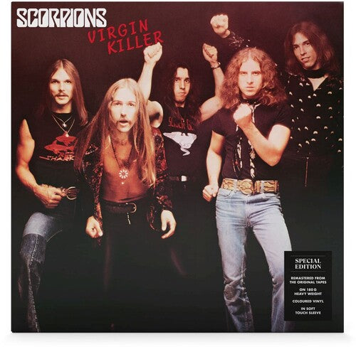 Scorpions VIRGIN KILLER 180g REMASTERED New Limited Sky Blue Colored Vinyl LP