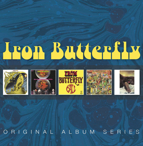 Iron Butterfly ORIGINAL ALBUM SERIES In-A-Gadda-Da-Vida HEAVY Live NEW 5 CD