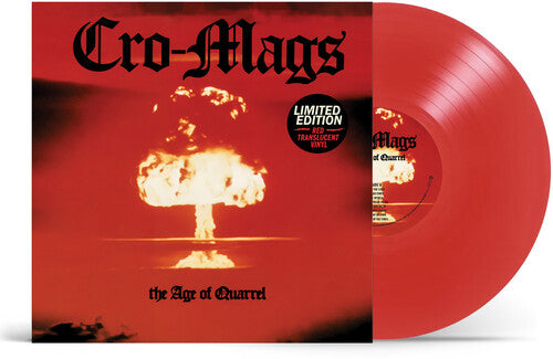 Cro-Mags THE AGE OF QUARREL New Sealed Limited Red Colored Vinyl Record LP