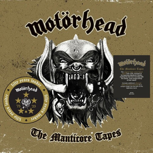 Motorhead MANTICORE TAPES New Sealed Black Vinyl Record LP