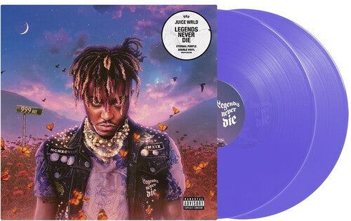 Juice Wrld LEGENDS NEVER DIE (PURPLE) New Limited Colored Vinyl Record 2 LP