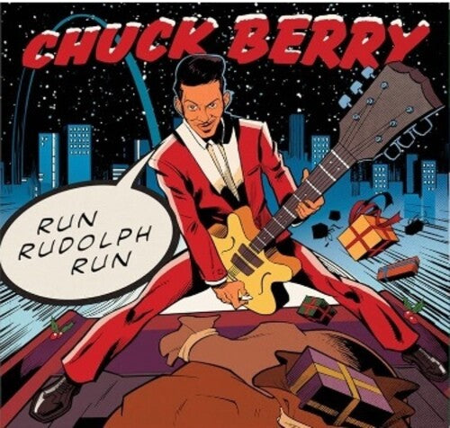Chuck Berry RUN RUDOLPH RUN Christmas Holiday Music NEW GREEN COLORED VINYL 7"