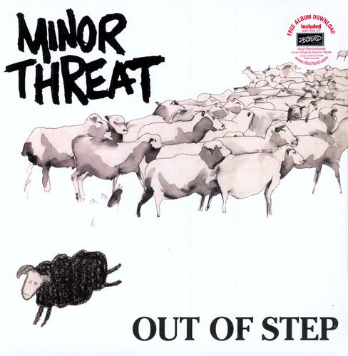 Minor Threat OUT OF STEP New Sealed Black Vinyl Record LP