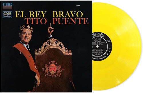 Tito Puente EL REY BRAVO (CR00648 ) New Sealed Yellow Colored Vinyl Record LP